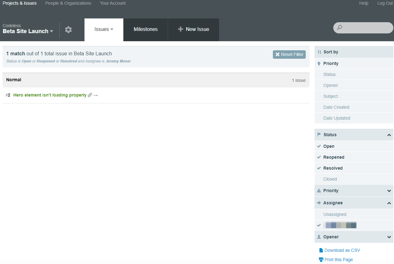 Sifter screenshot