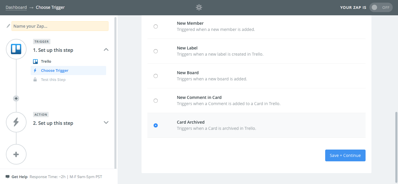 Find archived cards from Trello