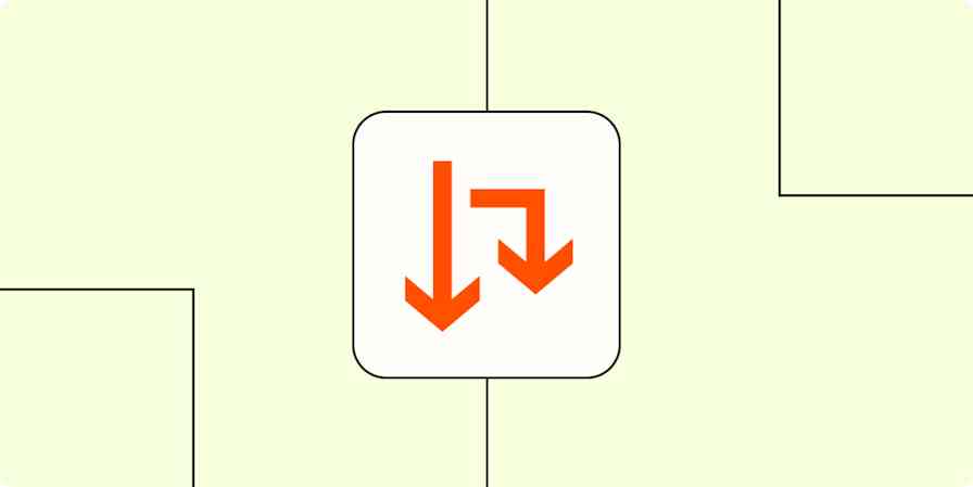 The Zapier Paths logo in a white square on an orange background