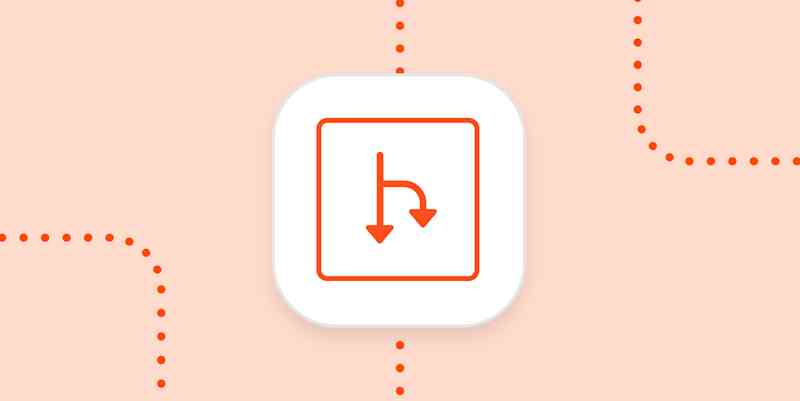 automation-inspiration-00-zapier-paths The Zapier Paths logo in a white square on an orange background
