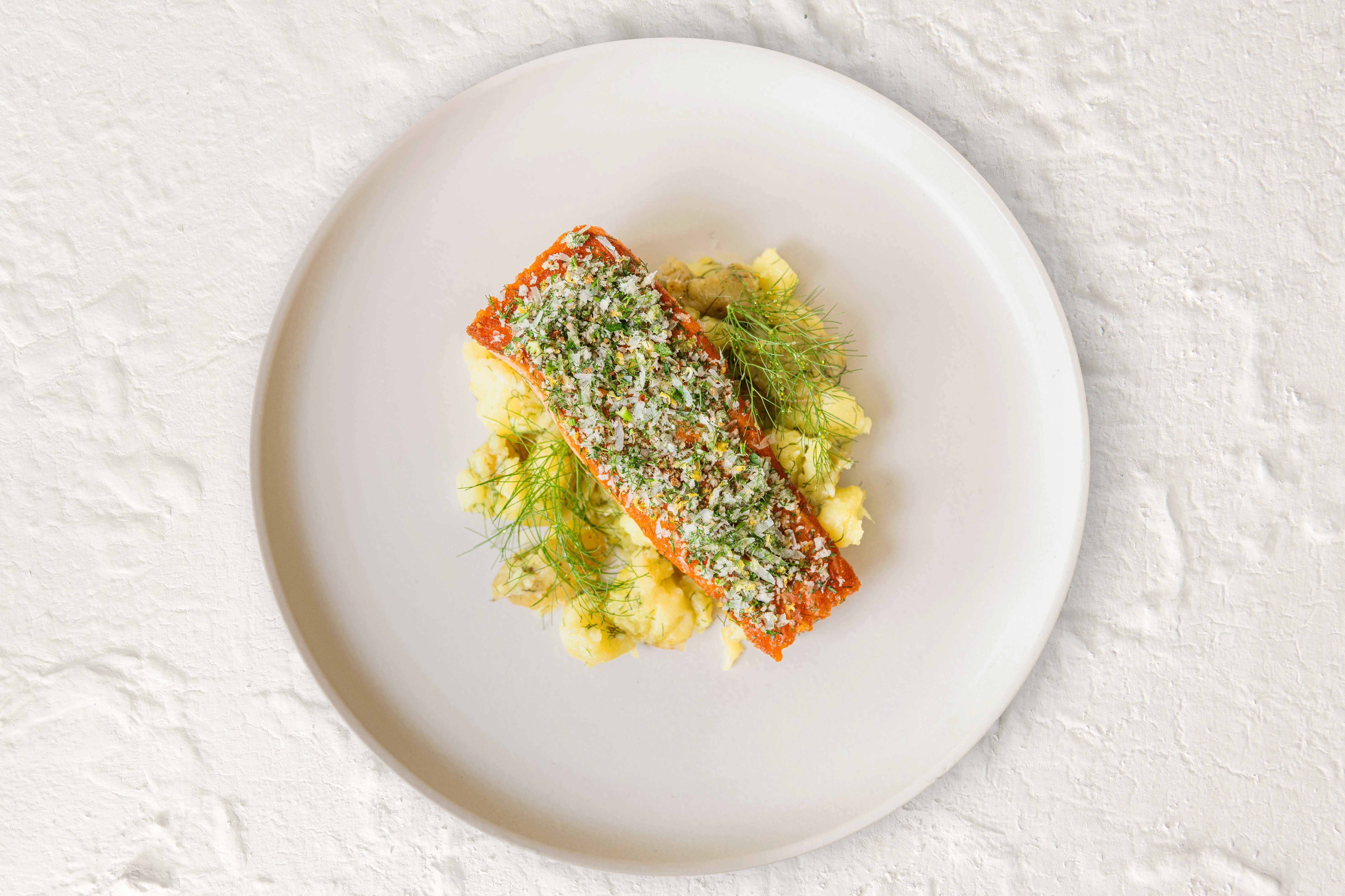 Josh Emett's Salmon with Dill Gremolata Crust Big Glory Bay