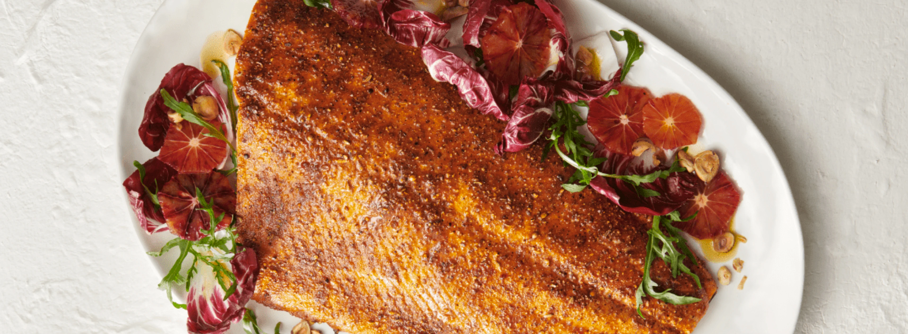 Spice-rubbed King Salmon Fillet