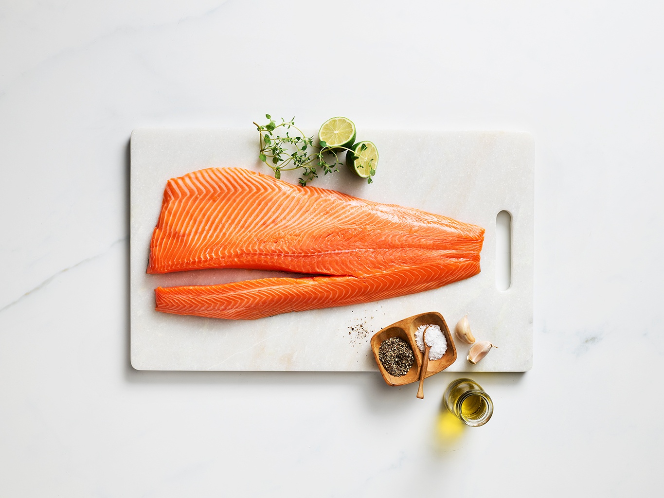 King Salmon with Crispy Lemon & Almond Crumb Big Glory Bay