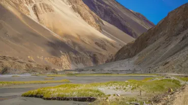 Discover the ancient wonders of Alchi Monastery with TravelTaxi's guided tours in Ladakh.