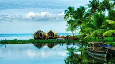 Experience the serene Kerala backwaters with TravelTaxi's guided houseboat tours in Alleppey.