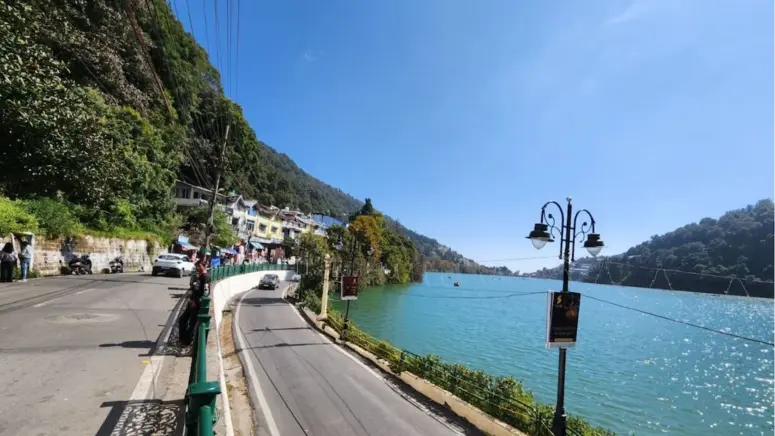 Uncover Nainital's colonial charm with TravelTaxi - The iconic Mall Road.