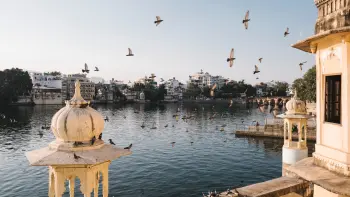 Unwind in Udaipur's serene landscapes with TravelTaxi - The tranquil Saheliyon Ki Bari.