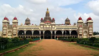 Experience the grandeur of Mysore Palace with TravelTaxi's guided royal tours in Karnataka, India.