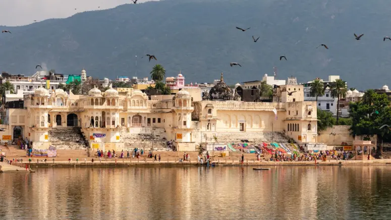 Witness the vibrant Pushkar Camel Fair with TravelTaxi - A colorful celebration of Rajasthan's culture and traditions.