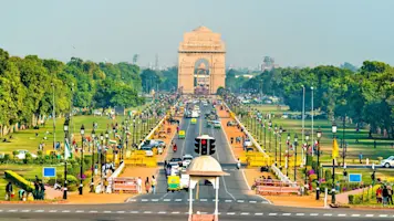 Discover the grandeur of Rashtrapati Bhavan with TravelTaxi's guided tours in Delhi, the presidential residence of India.