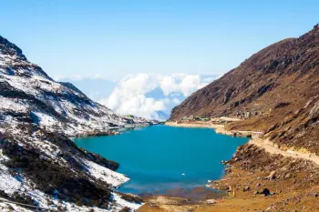 Experience the tranquility of Tsomgo Lake with TravelTaxi's guided tours in Sikkim.