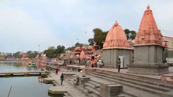 Unveil Ujjain's spiritual legacy with TravelTaxi - The holy Kshipra River Ghats.