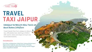 Luxury taxi service from Udaipur to Mount Abu offering comfortable and safe journey experiences
