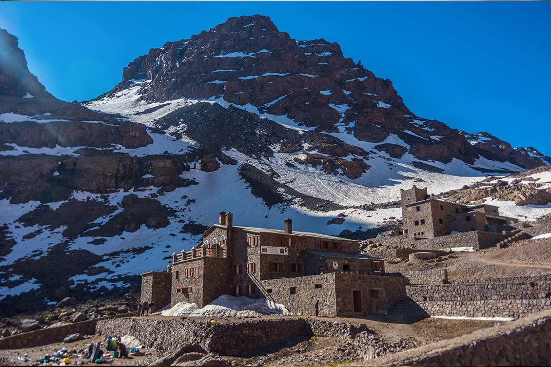 Toubkal Refuge building