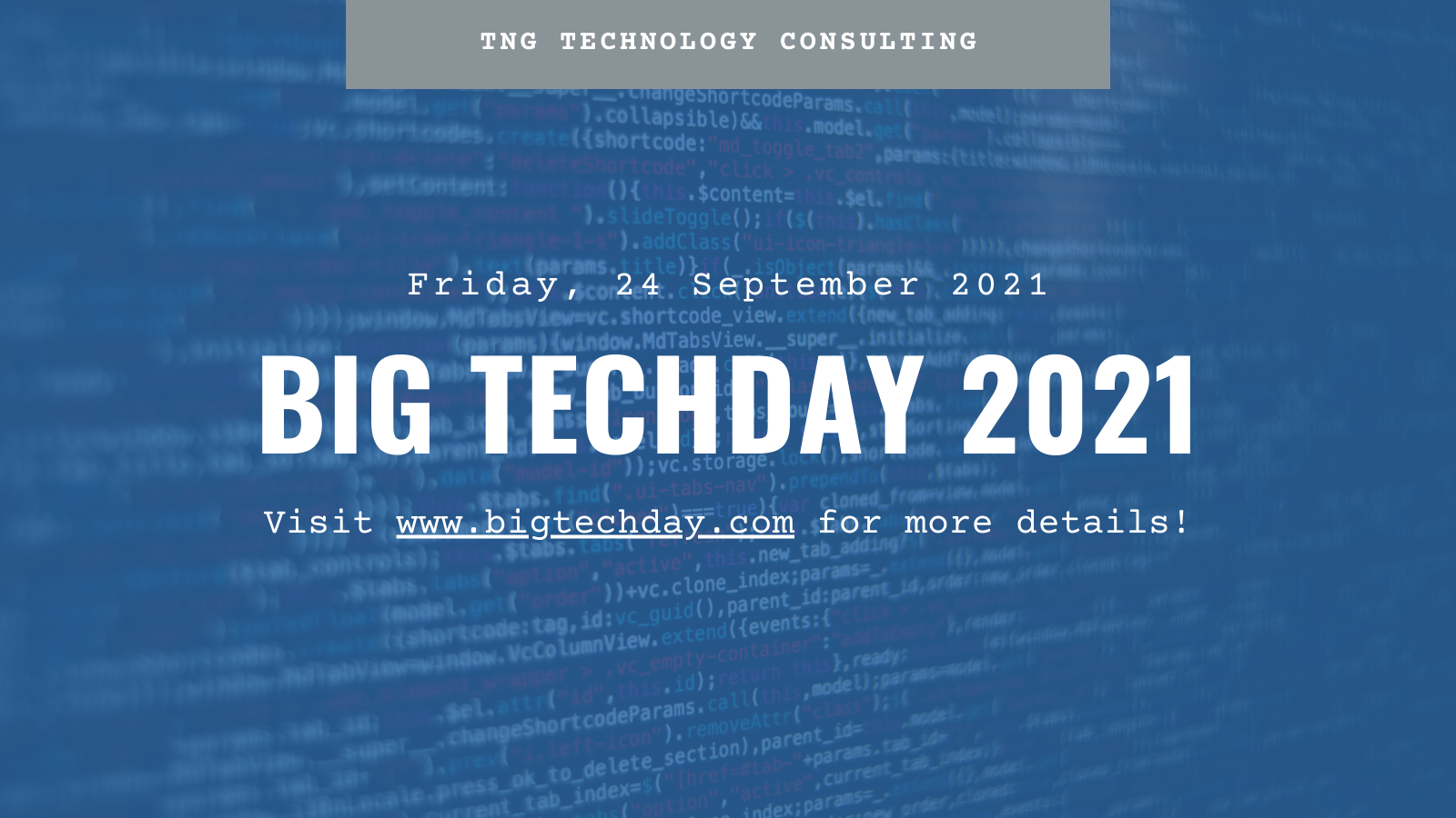 Big Techday 2021