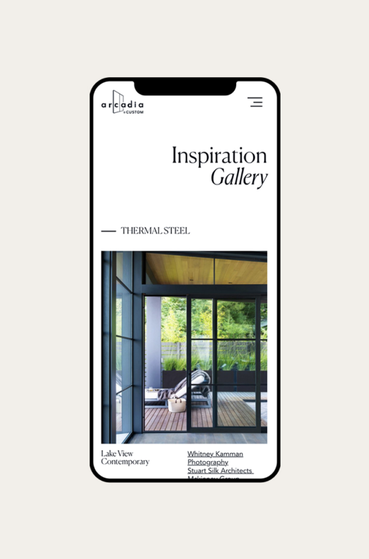 Arcadia - Mobile Inspiration Gallery 