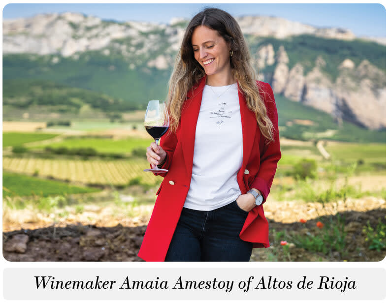 Winemaker Amaia Amestoy of Altos de Rioja