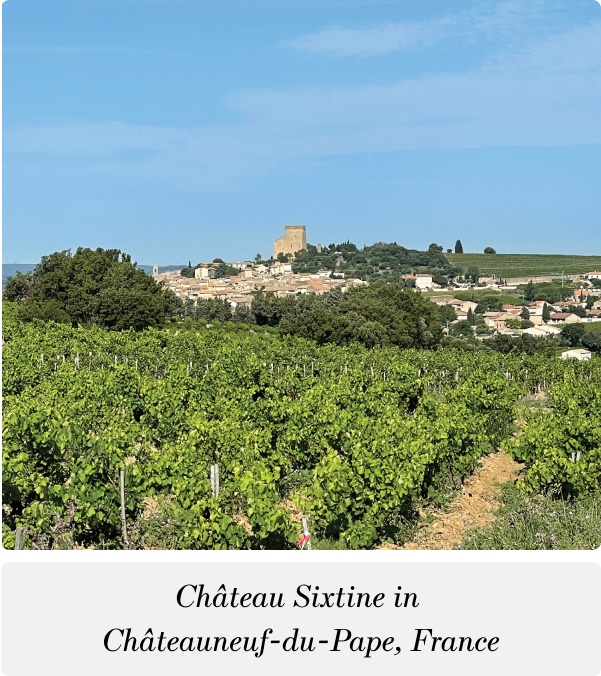 Château Sixtine in Châteauneuf-du-Pape, France