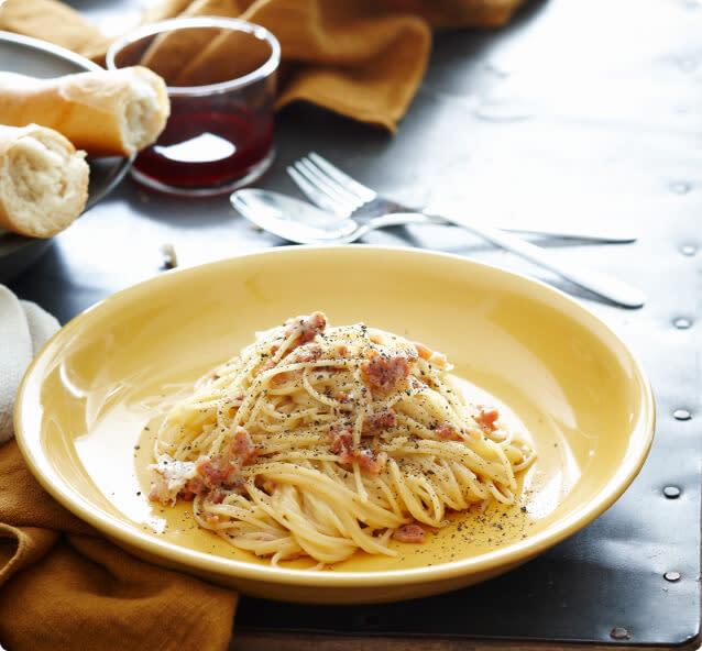 Italian Carbonara pasta