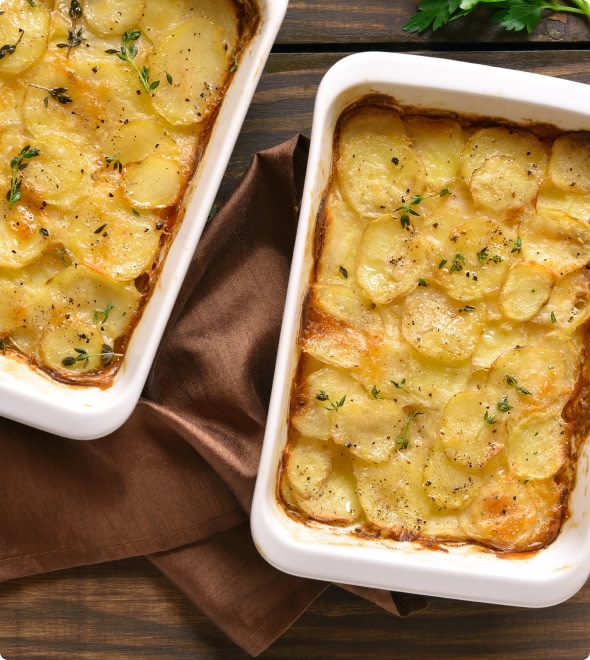 Easter scalloped potatoes or gratin