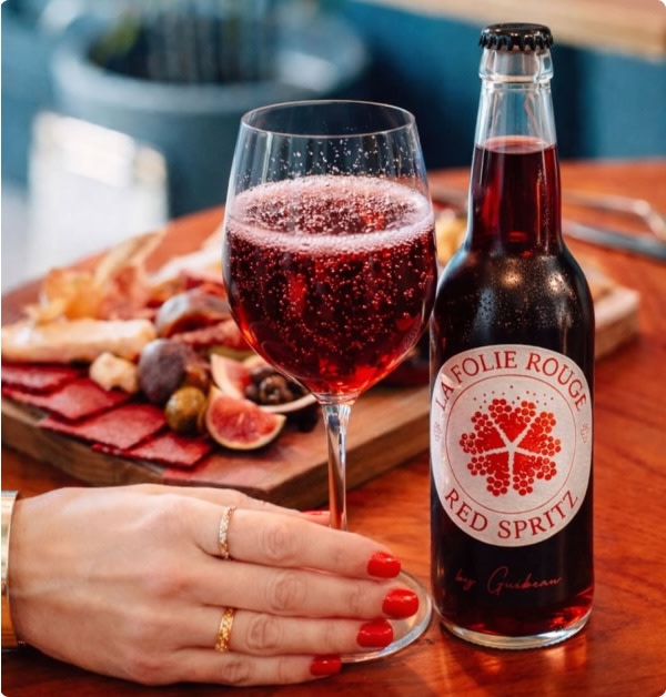 Folie Rouge Red Wine Spritz from Château Guibeau