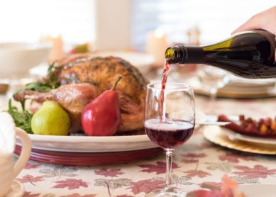  Pinot Noir with Thanksgiving food and turkey