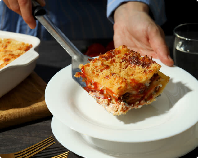 Lasagna, baked pasta