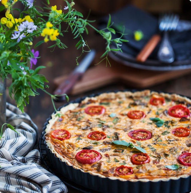 Easter quiche