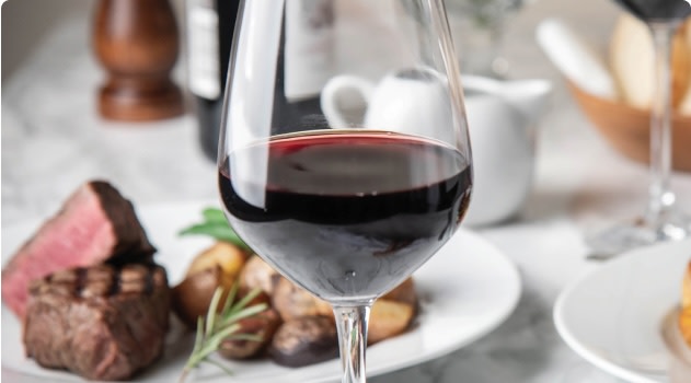 wine and food