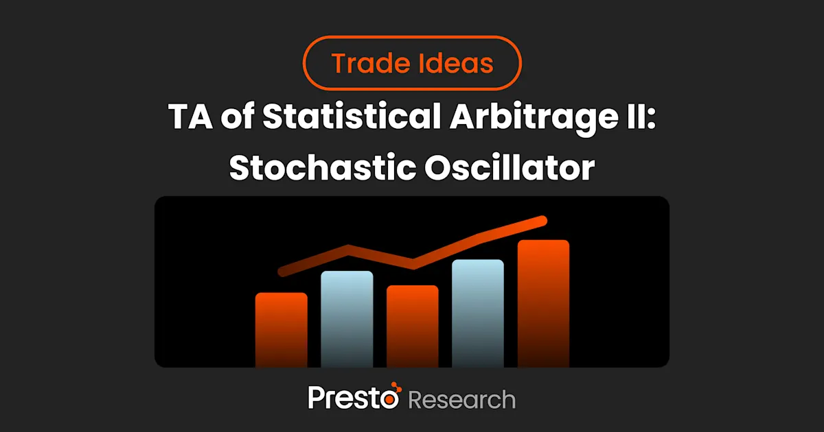 Statistical Arbitrage Example Technical Analysis in Statistical Arbitrage II: Stochastic Oscillator ...