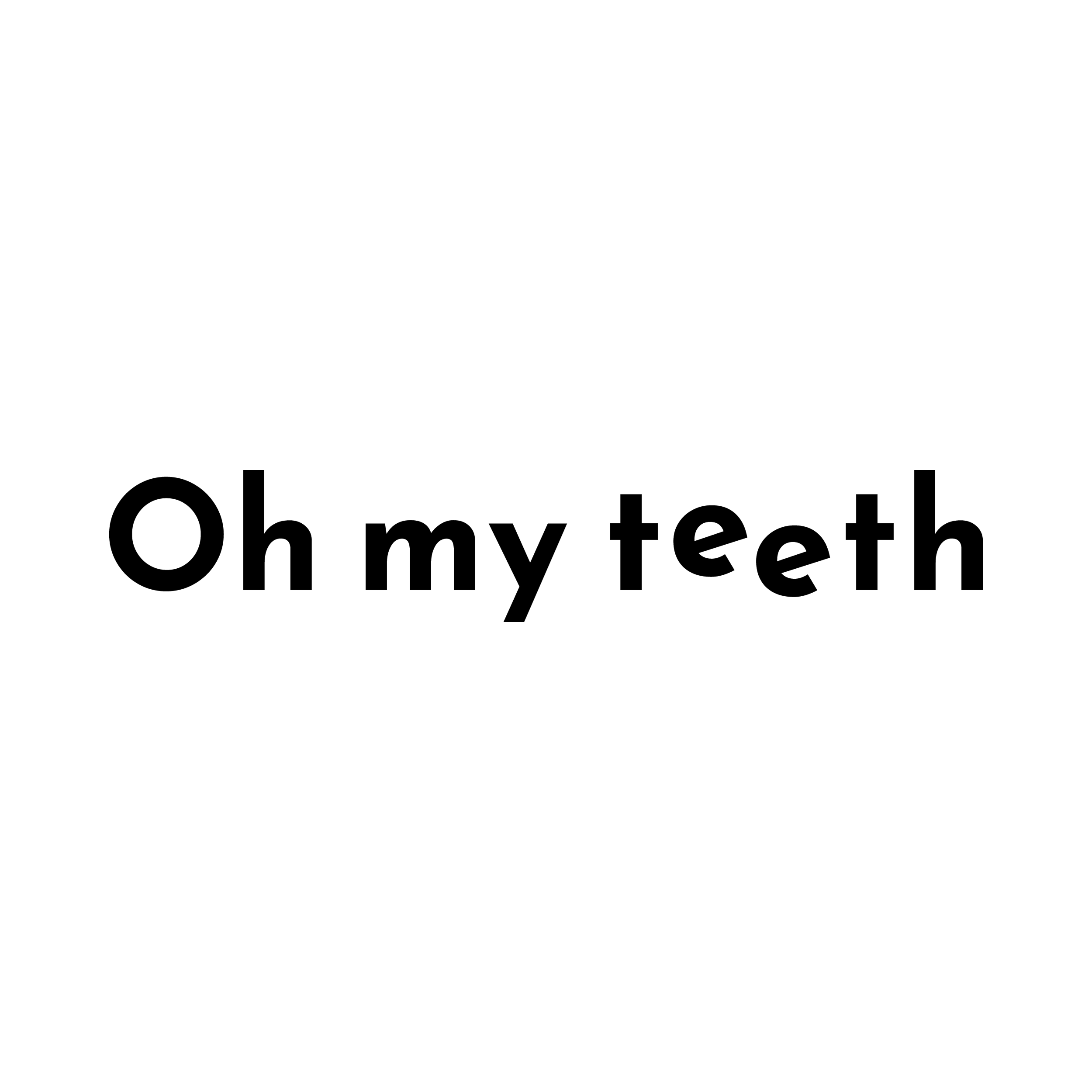 Oh my teeth ロゴ