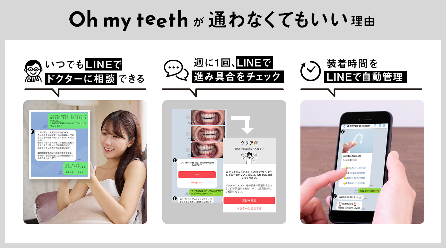 Oh my teethが通わなくてもいい理由