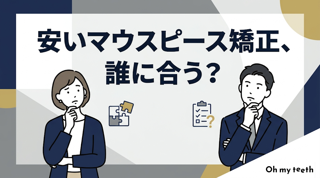 ローコストマウスピース（LCM）とは？メリット・デメリットを解説