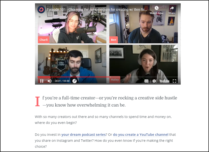 ConvertKit Video Screenshot