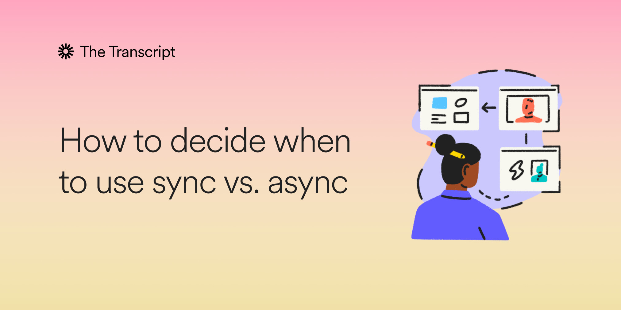 How to Decide When to Use Sync vs. Async | Loom