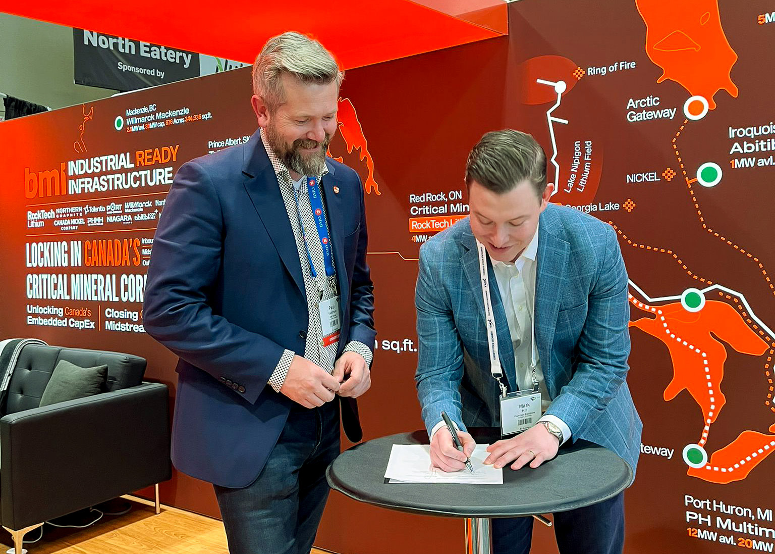 From left: Paul Veldman, CEO, BMI Group and Mark Hill, Vice President, Corporate Development, at Plum Gas Solutions. 