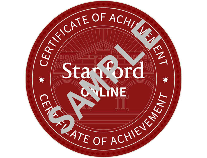 Certificates of Achievement from Stanford Online