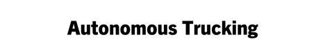 Partner Logo - Autonomous Trucking