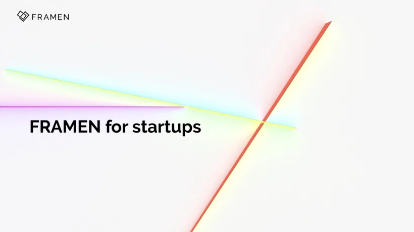 screenshot: FRAMEN for startups