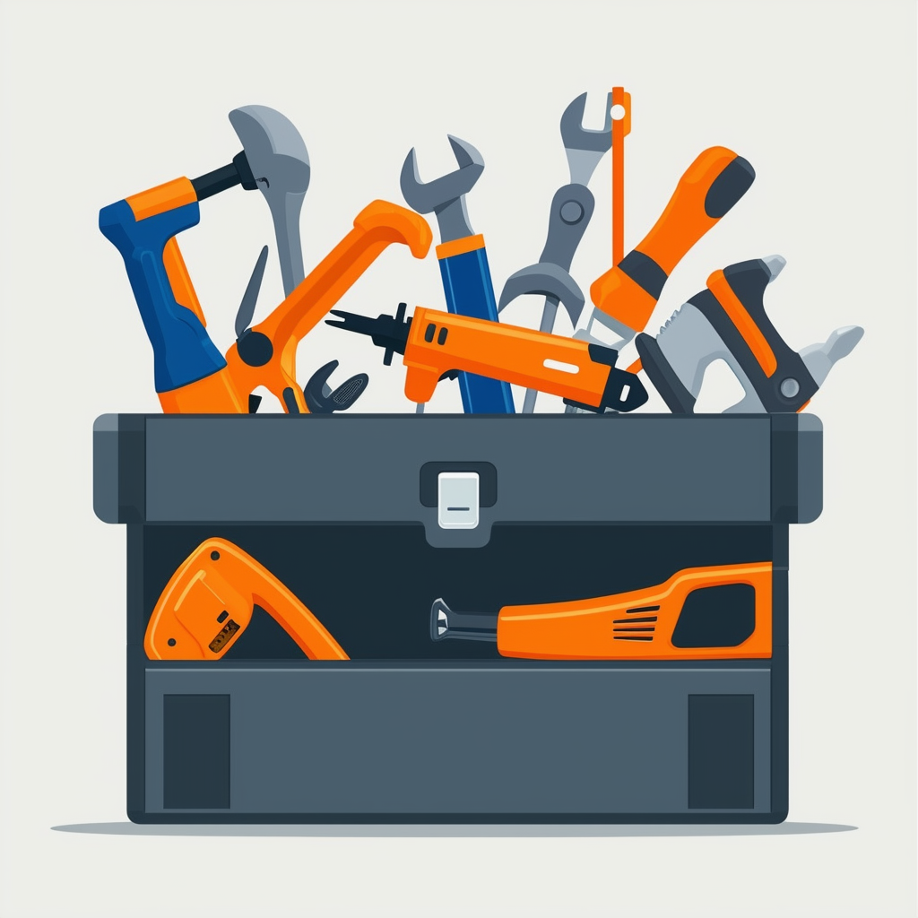 Das Bild zeigt, welche Werkzeuge sind fuer Heimwerker geeignet