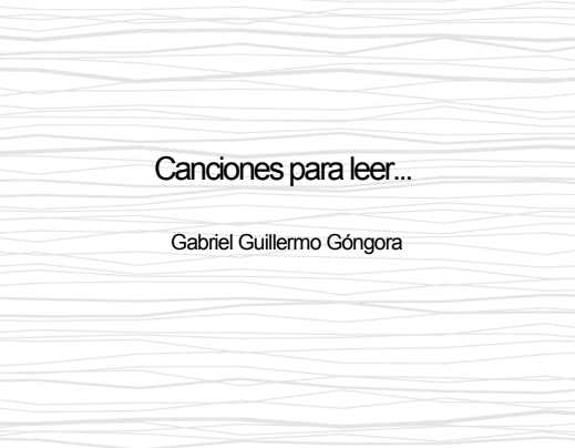 Canciones para leer...