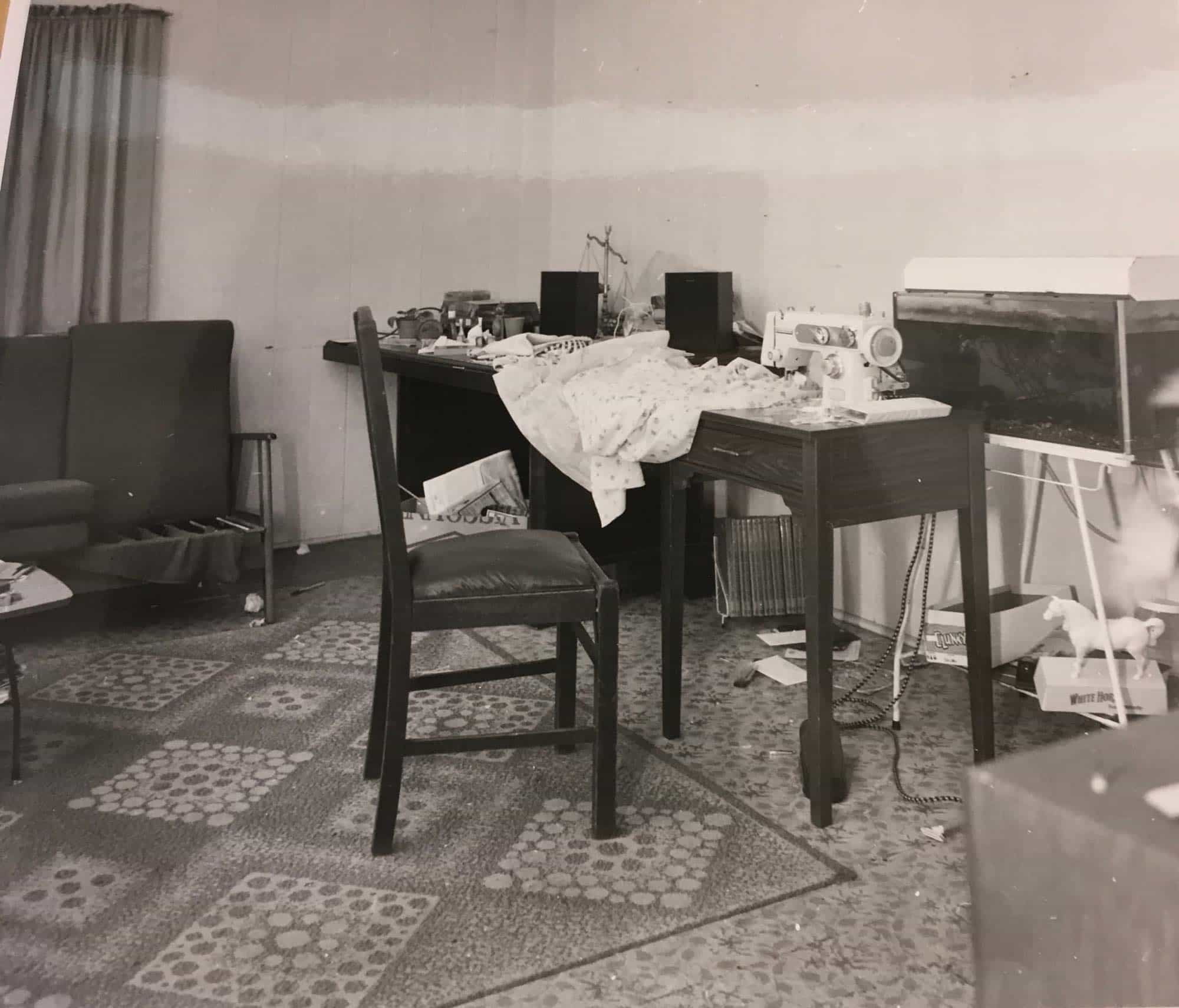 Barbara was sewing Leanne and Vicki's outfits for the new year at school before they disappeared. The girl's school books were left behind, as was Barbara's purse. It was clear they were not coming back...