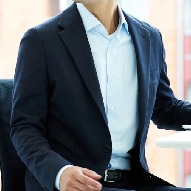 THE SUIT COMPANY スーツカンパニー ブルー WSY ジャージ素材 SUIT SQUAREのジャージーライン | SUIT SQUARE（スーツスクエア）