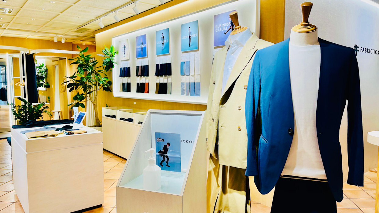 オーダースーツ Fabric Tokyo 福岡天神ソラリアプラザ ビジネスカジュアルもfabric Tokyoで自分だけのものをオーダーする オーダースーツのfabric Tokyo