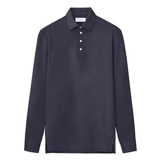 kolor /長袖ポロシャツ BEAMS GOLF（ビームス ゴルフ）ORANGE LABEL / バイカラー 長袖