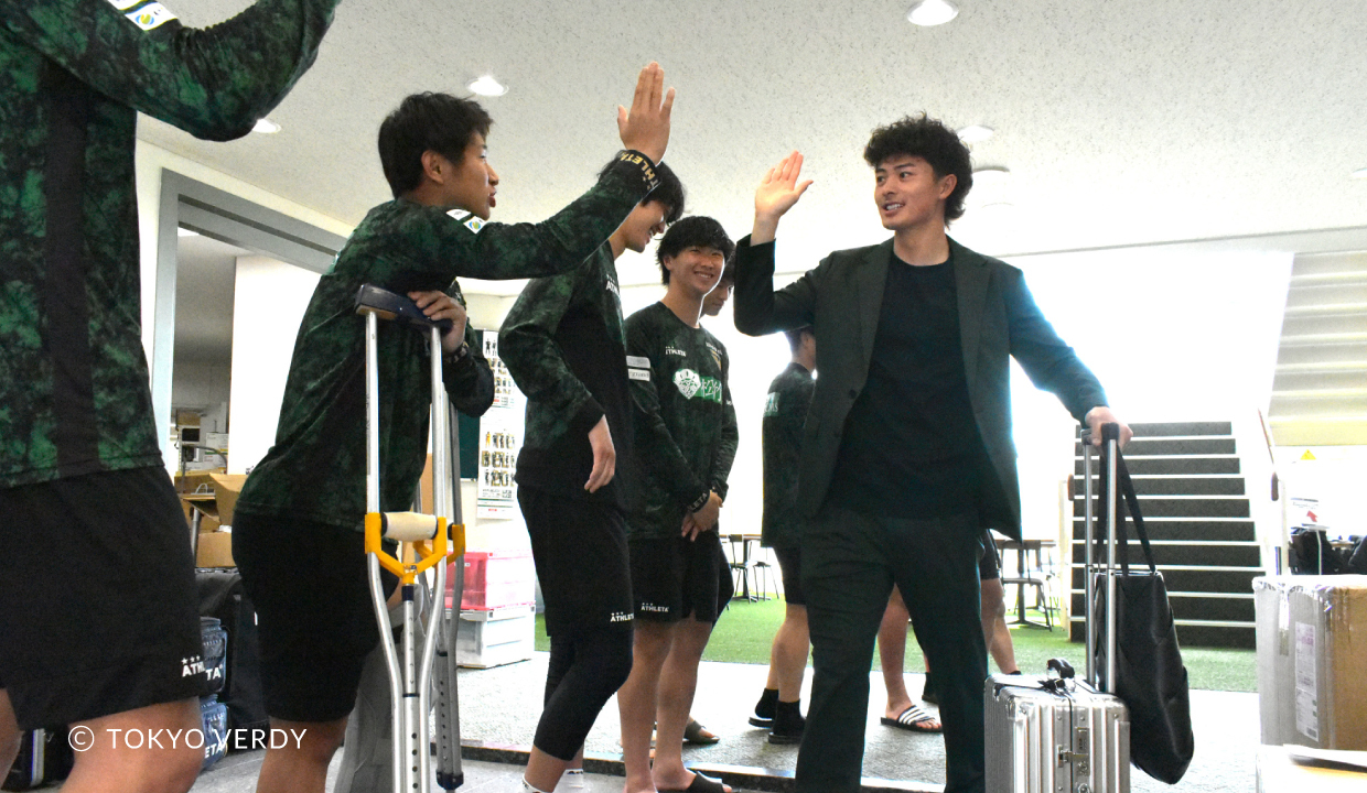 東京ヴェルディとのオフィシャルパートナー契約の更新および 遠征時