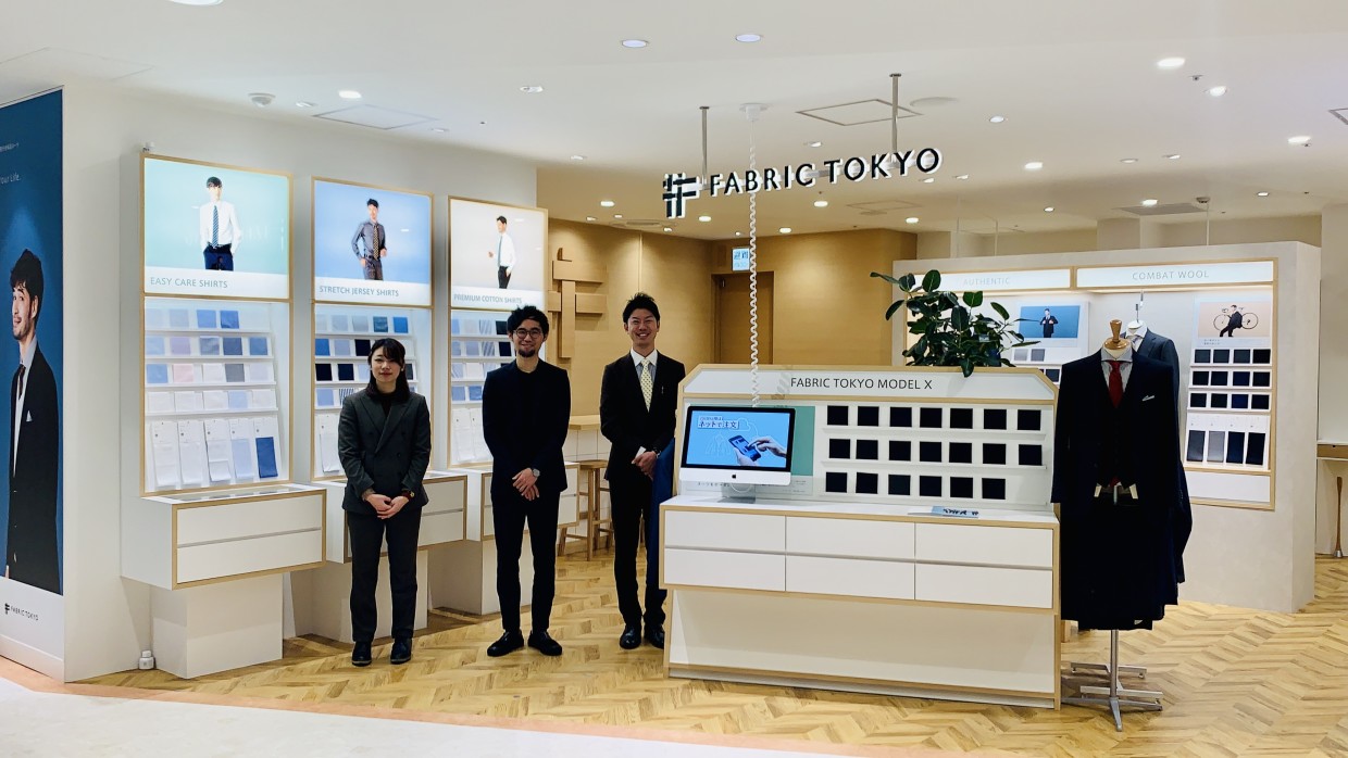 はじめまして Fabric Tokyo 名古屋栄店です オーダースーツのfabric Tokyo