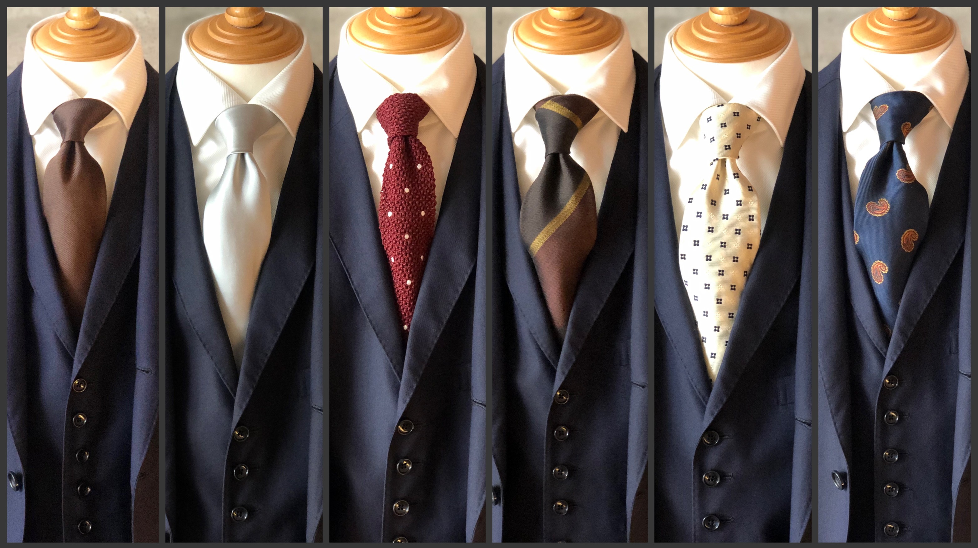 ネクタイの柄選びでもう迷わない ネクタイの柄が与える印象 オーダースーツのfabric Tokyo