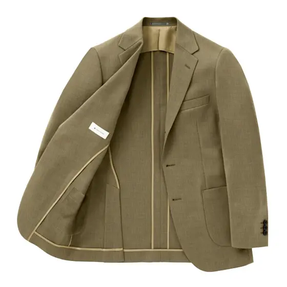 洗濯◯✨ FABRIC TOKYO セットアップスーツ　ベージュ　春夏　軽量 洗濯◯✨ FABRIC TOKYO セットアップスーツ ベージュ 春夏 軽量