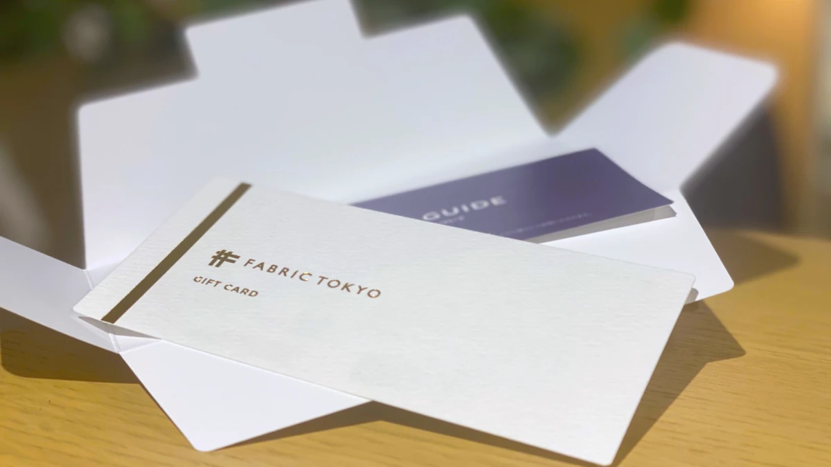 FABRIC TOKYO ギフトカードがプレゼントする方に人気の理由 | FABRIC ...
